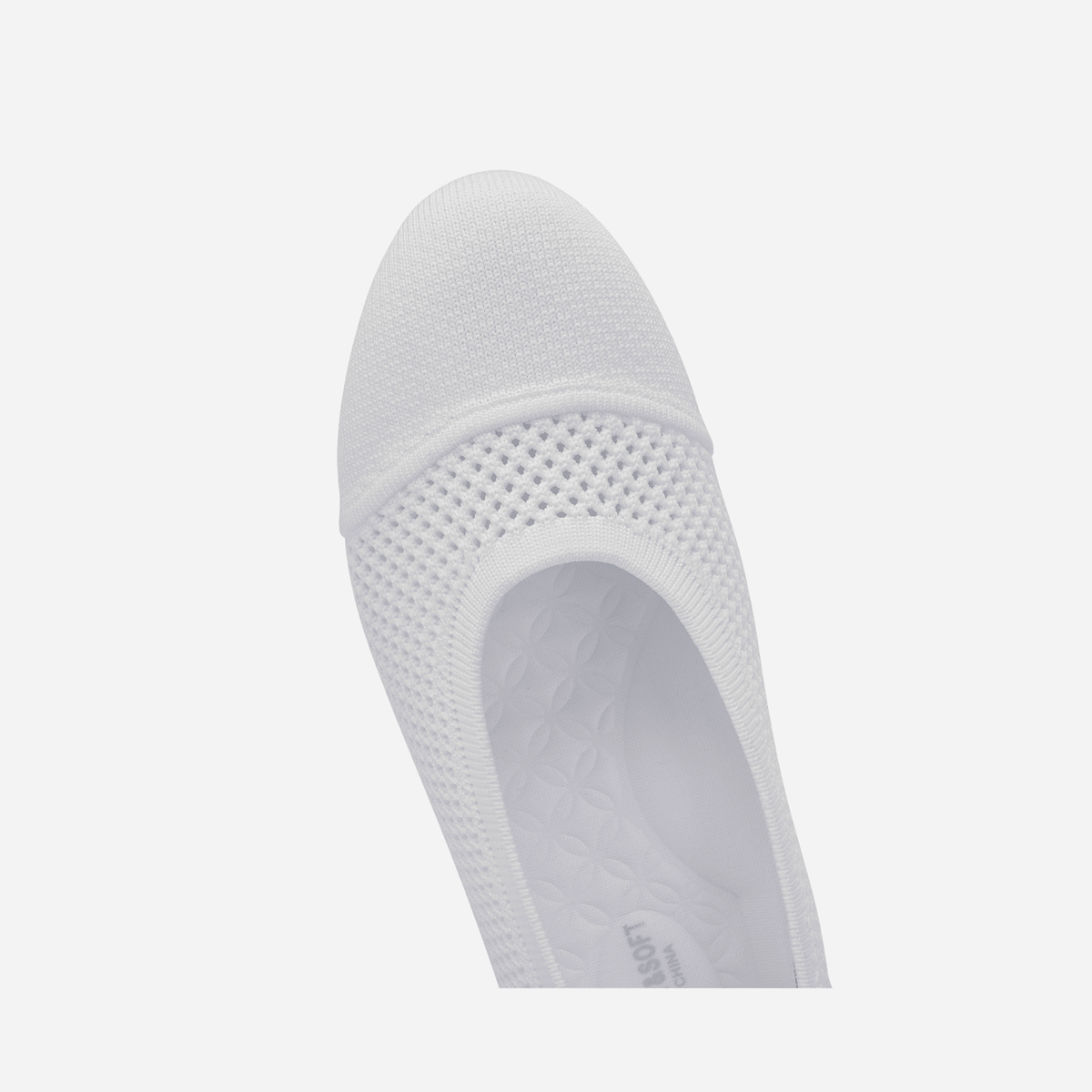 Breeze Round Flats (Lotus) | White
