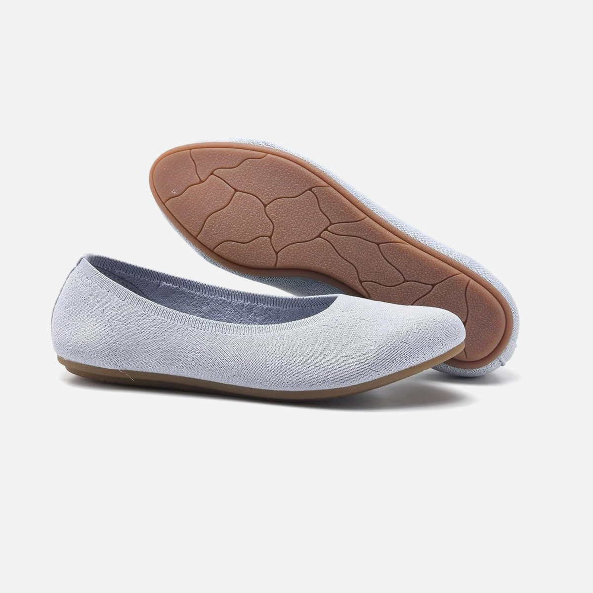 Meadow Round Flats (Clover) | Mist Blue