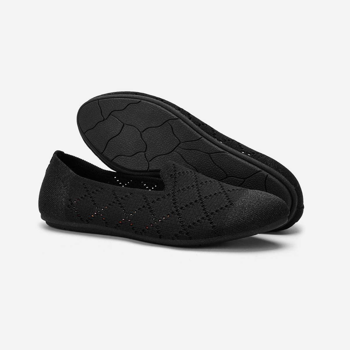 Breeze Almond Loafers （Daisy) | Black+