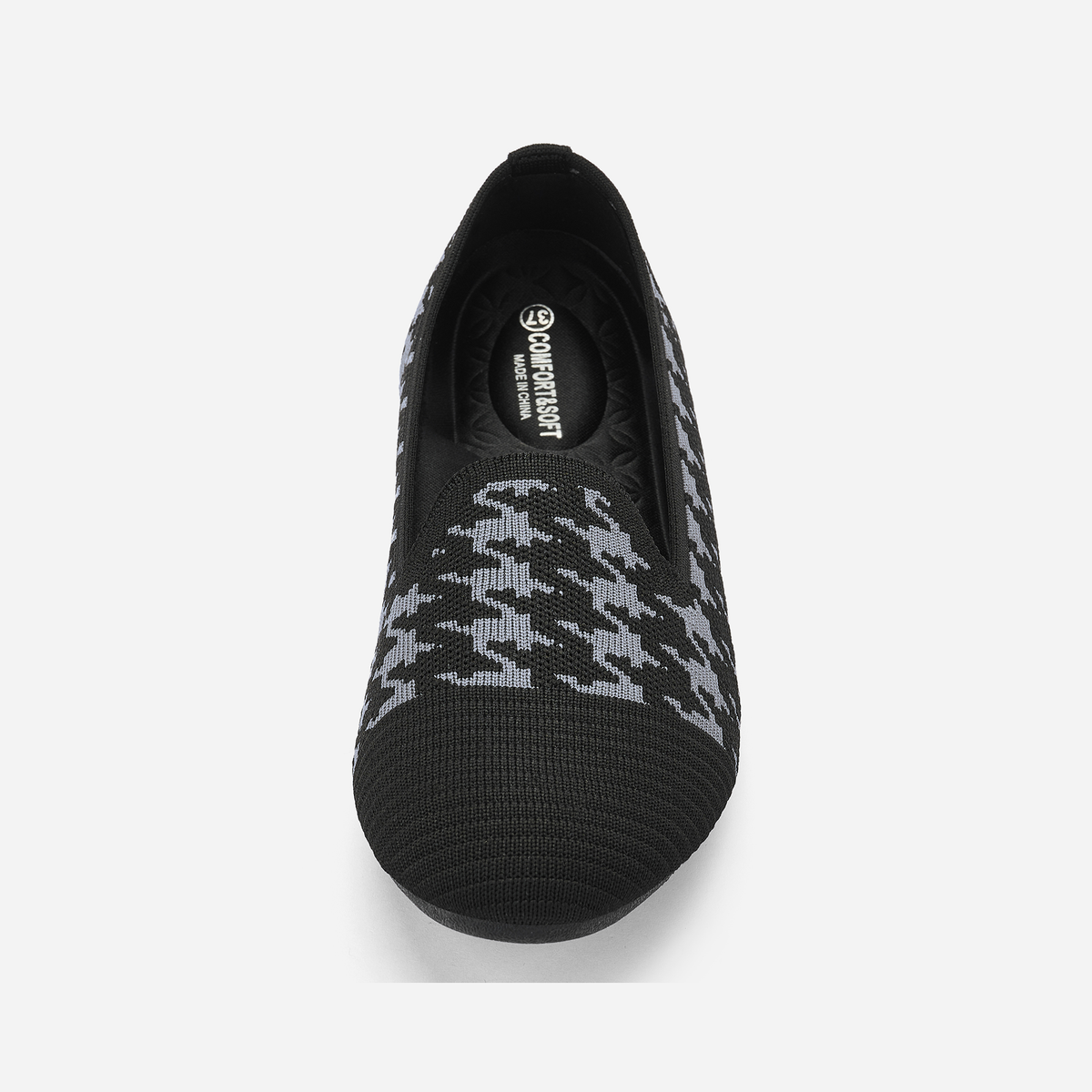 Meadow Round Loafers (Tulip) | Black/Grey