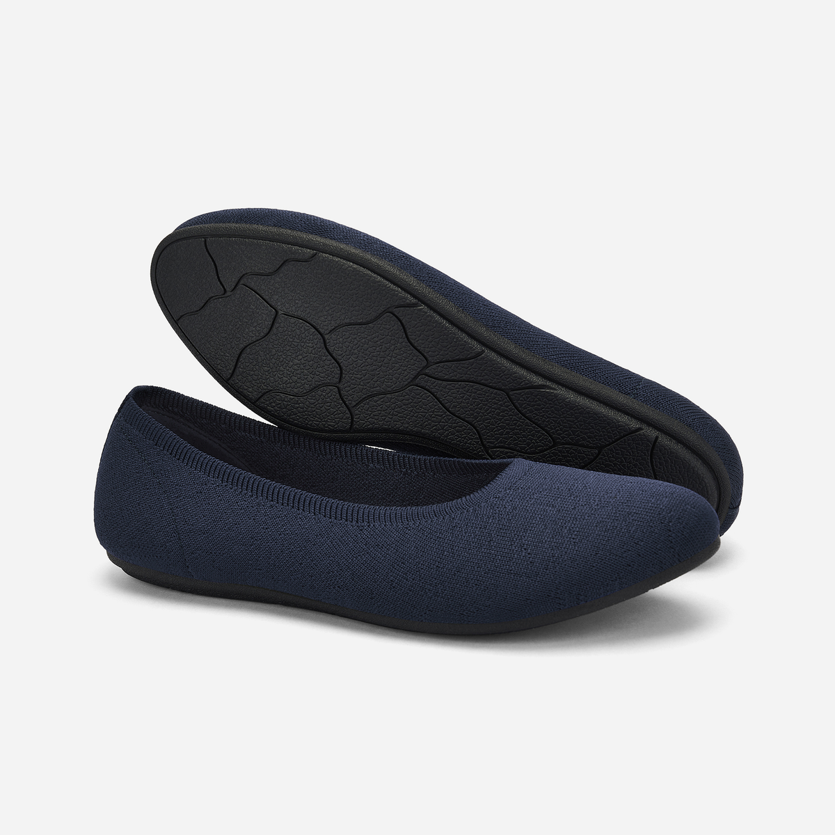Meadow Round Flats (Clover) | Midnight Blue