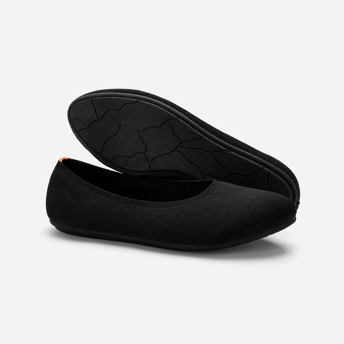 Meadow Round Flats (Clover) | Black