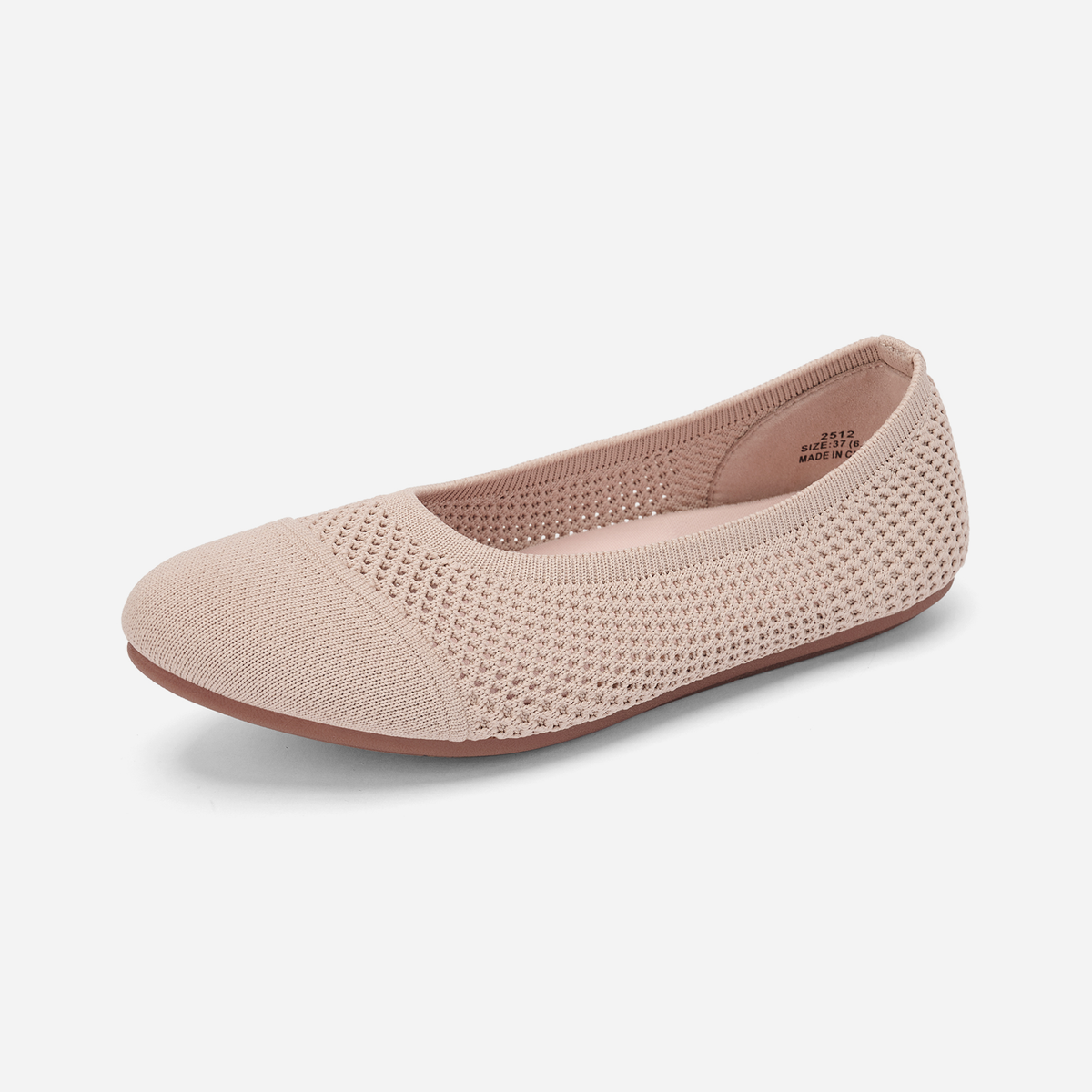 Breeze Round Flats (Lotus) | Blush Pink