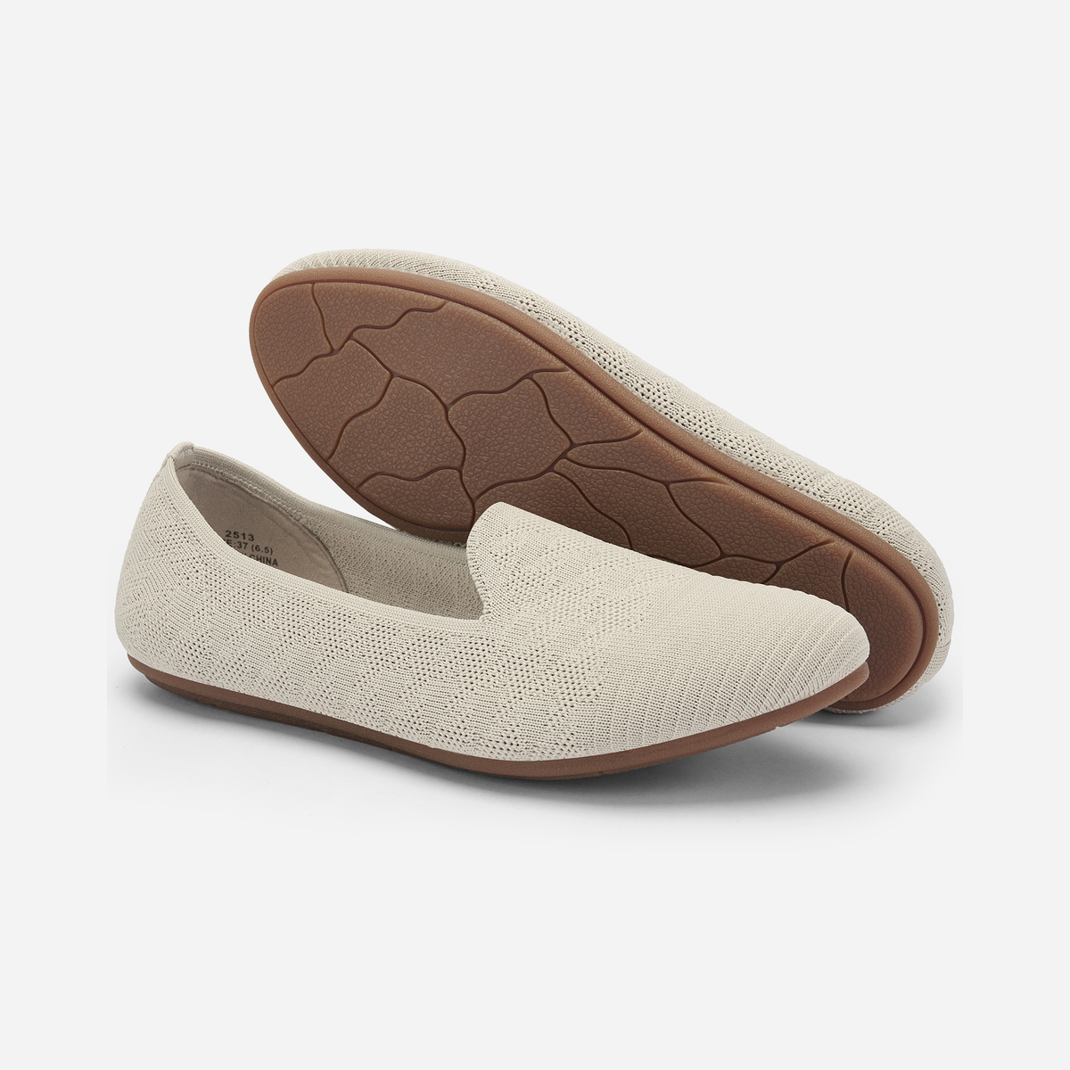Meadow Round Loafers (Tulip) | Beige