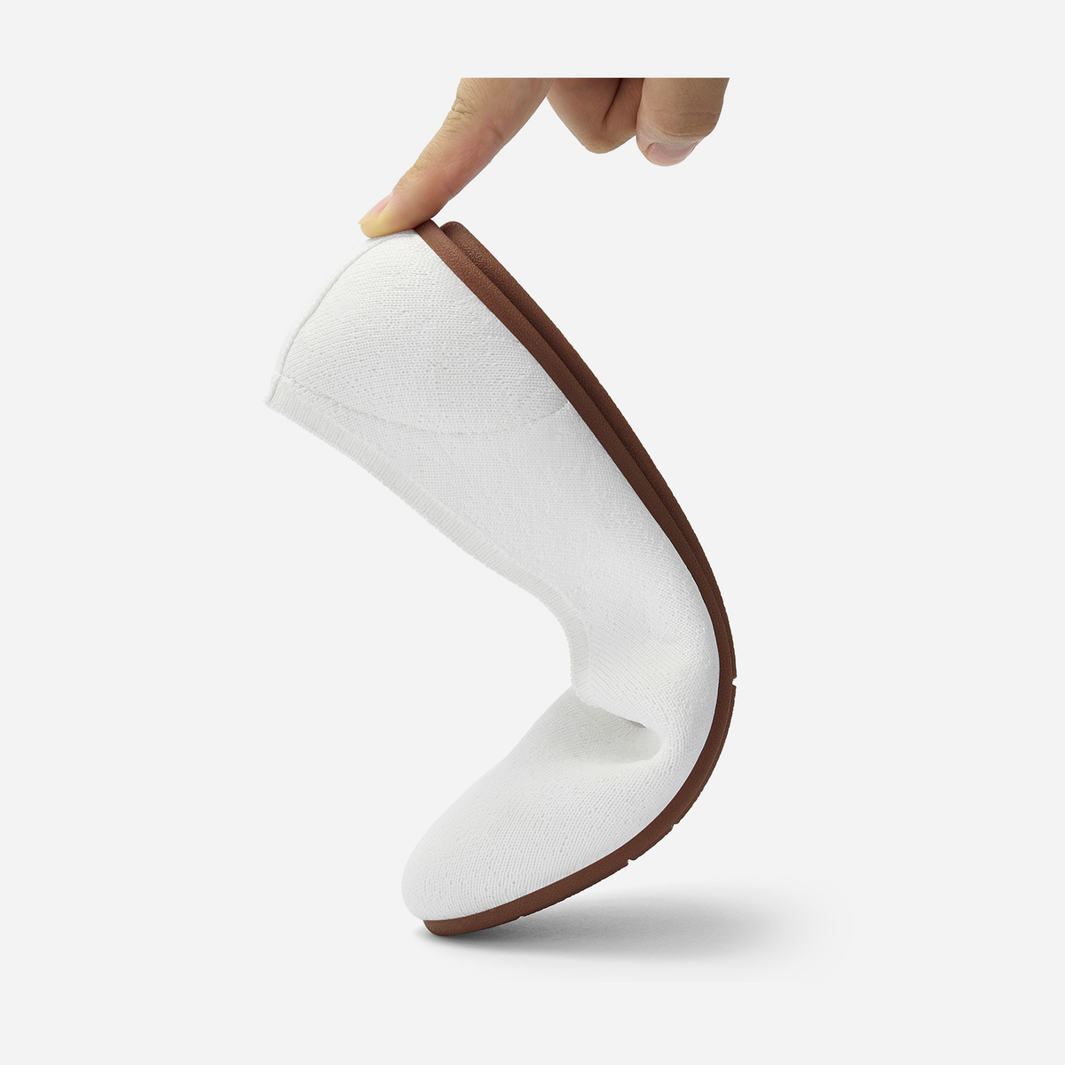 Meadow Round Flats (Clover) | White