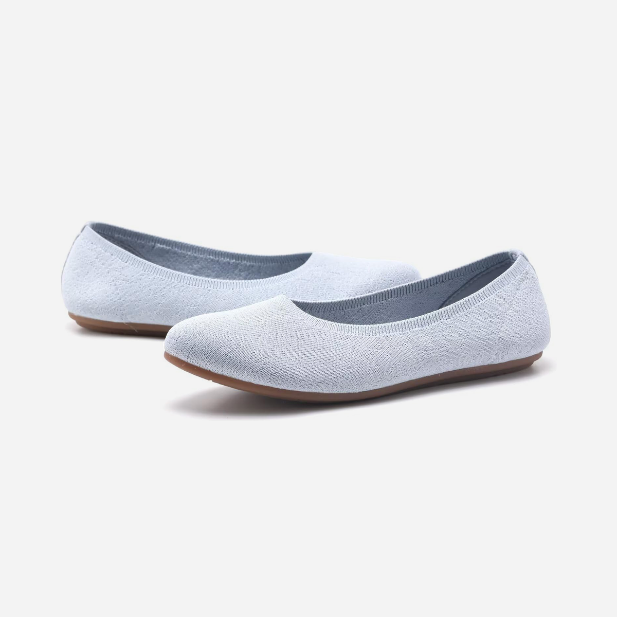 Meadow Round Flats (Clover) | Mist Blue