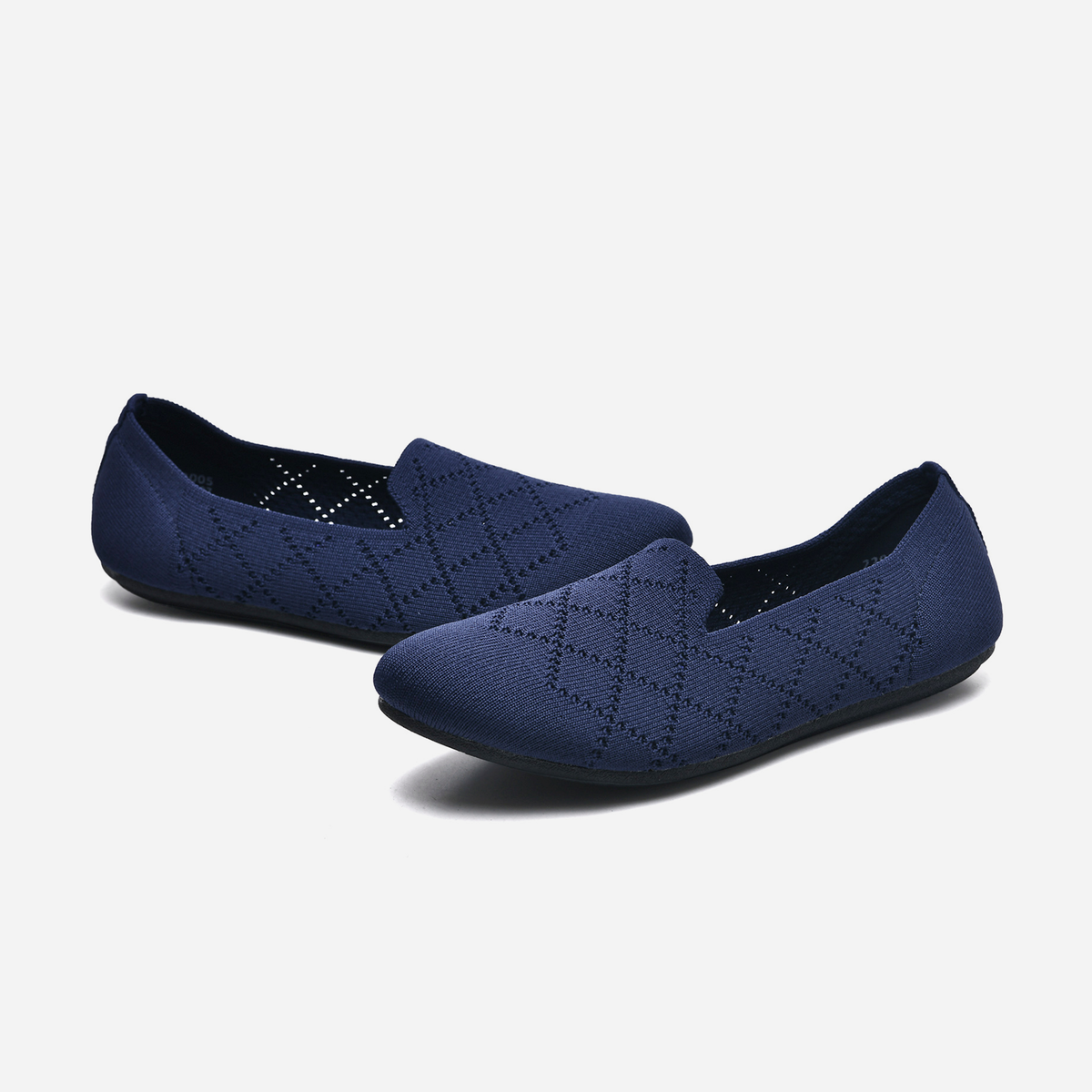 Breeze Almond Loafers （Daisy) | Deep Blue