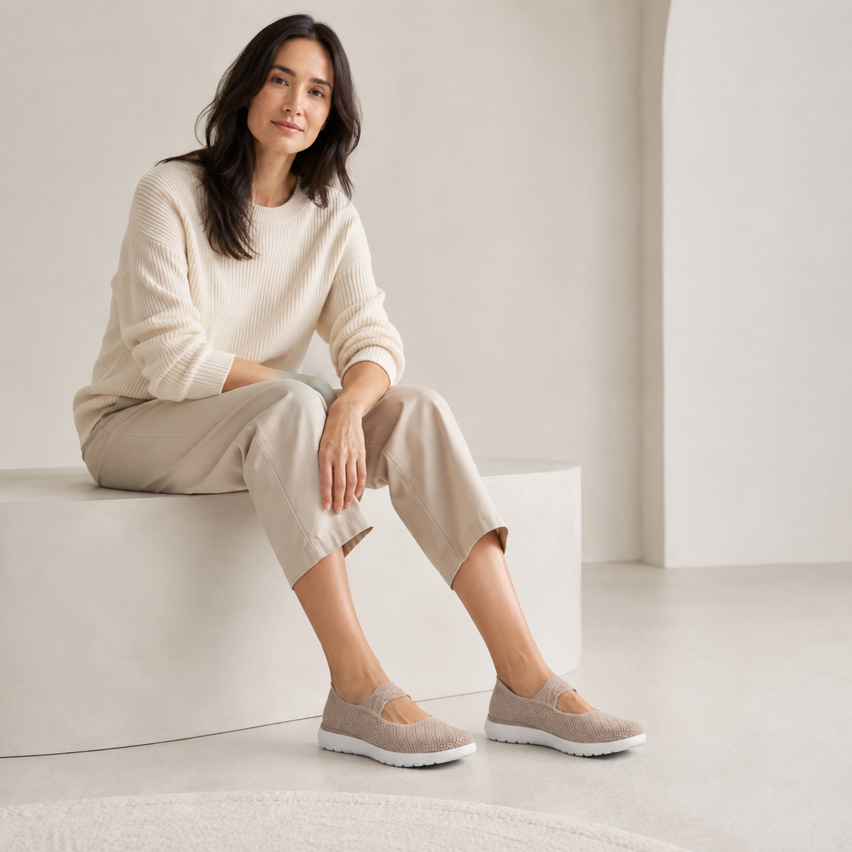Tiosebon® Slip on Airstep(Lite) | Camel