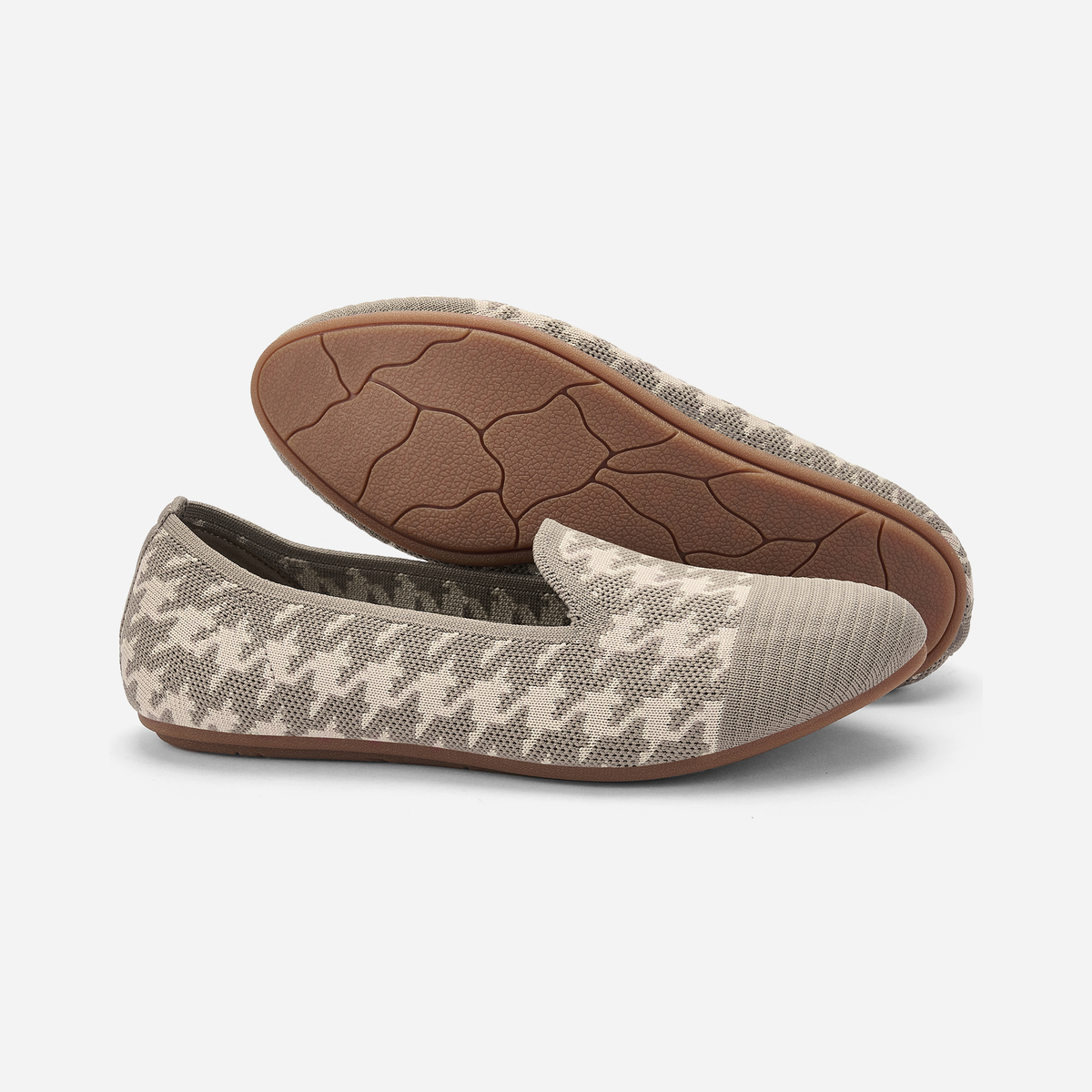 Meadow Round Loafers (Tulip) | Deep Grey/White