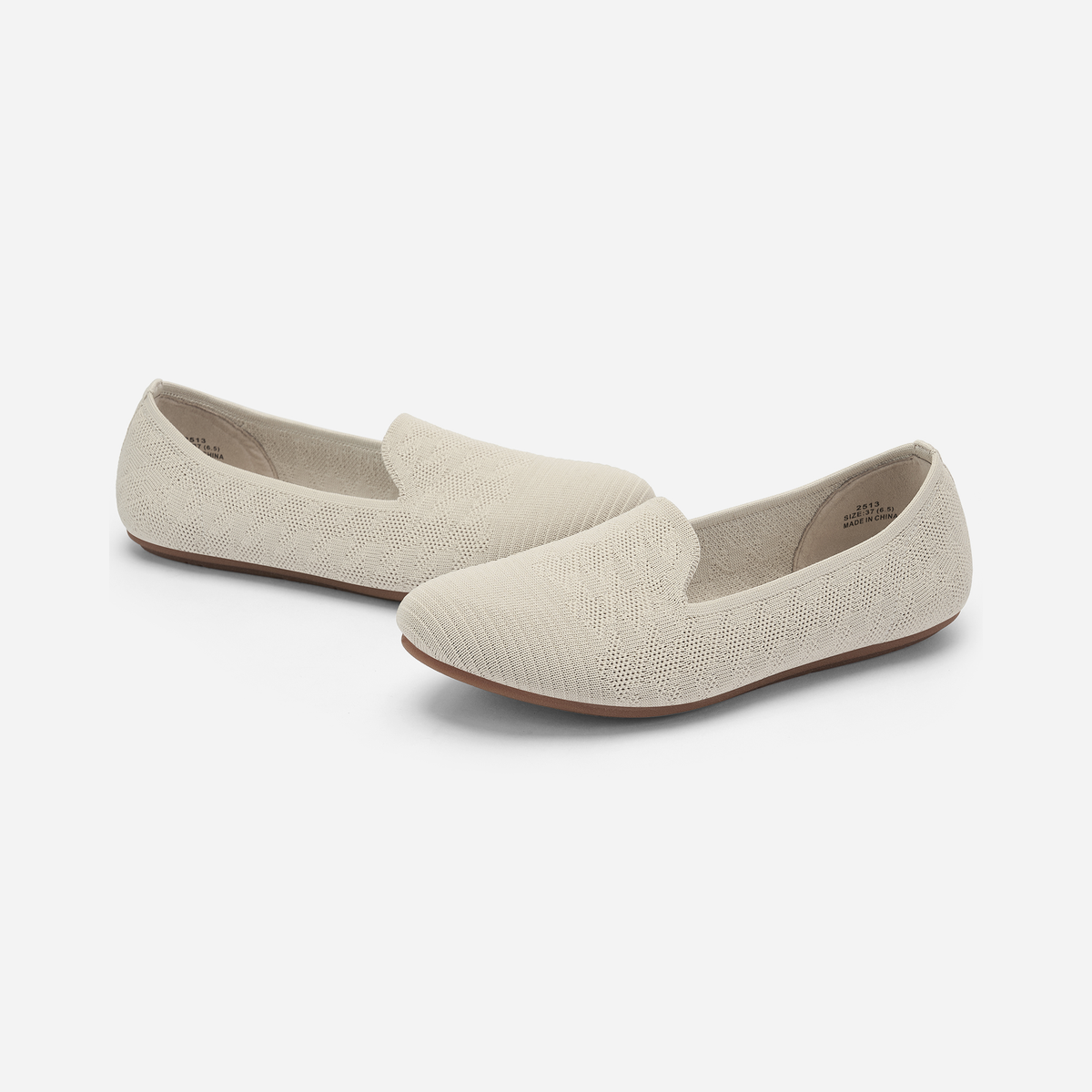 Meadow Round Loafers (Tulip) | Beige