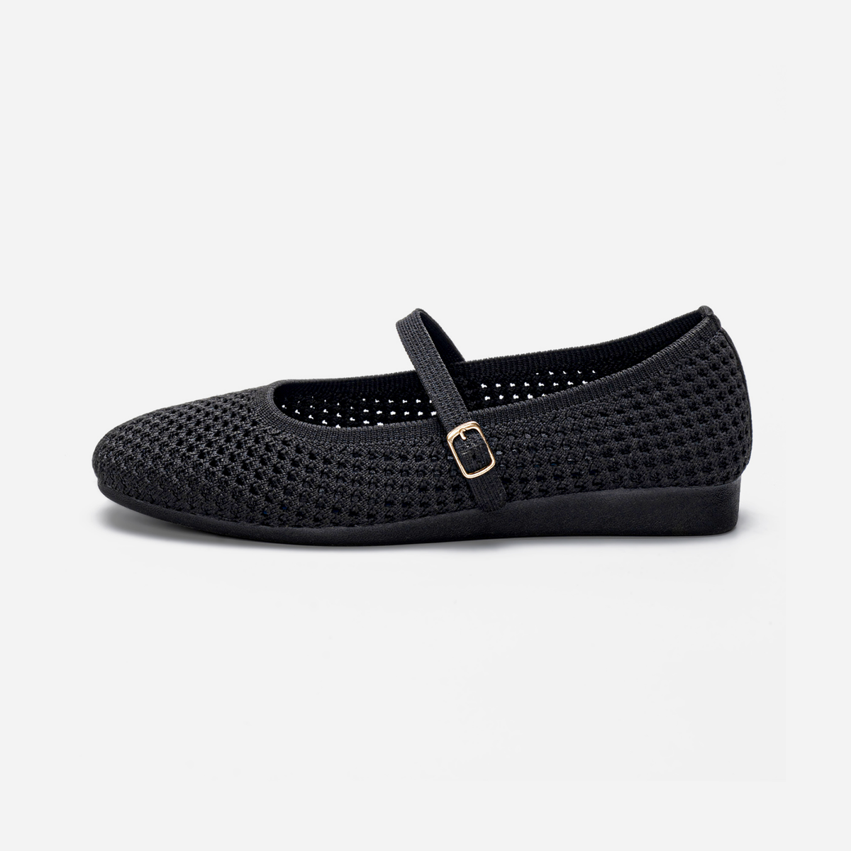 Breeze Square-toe Mary Janes (Alyssum) | Black