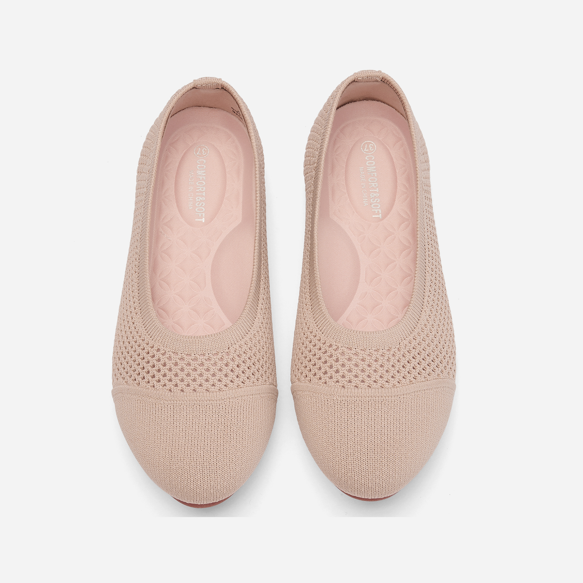 Breeze Round Flats (Lotus) | Blush Pink