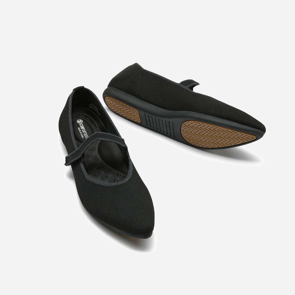 Meadow Almond Mary Jane (Lily）| Black
