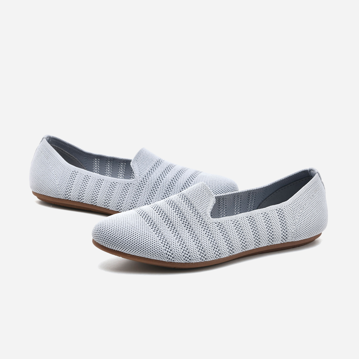 Breeze Almond Loafers (Primrose) | Mist Blue