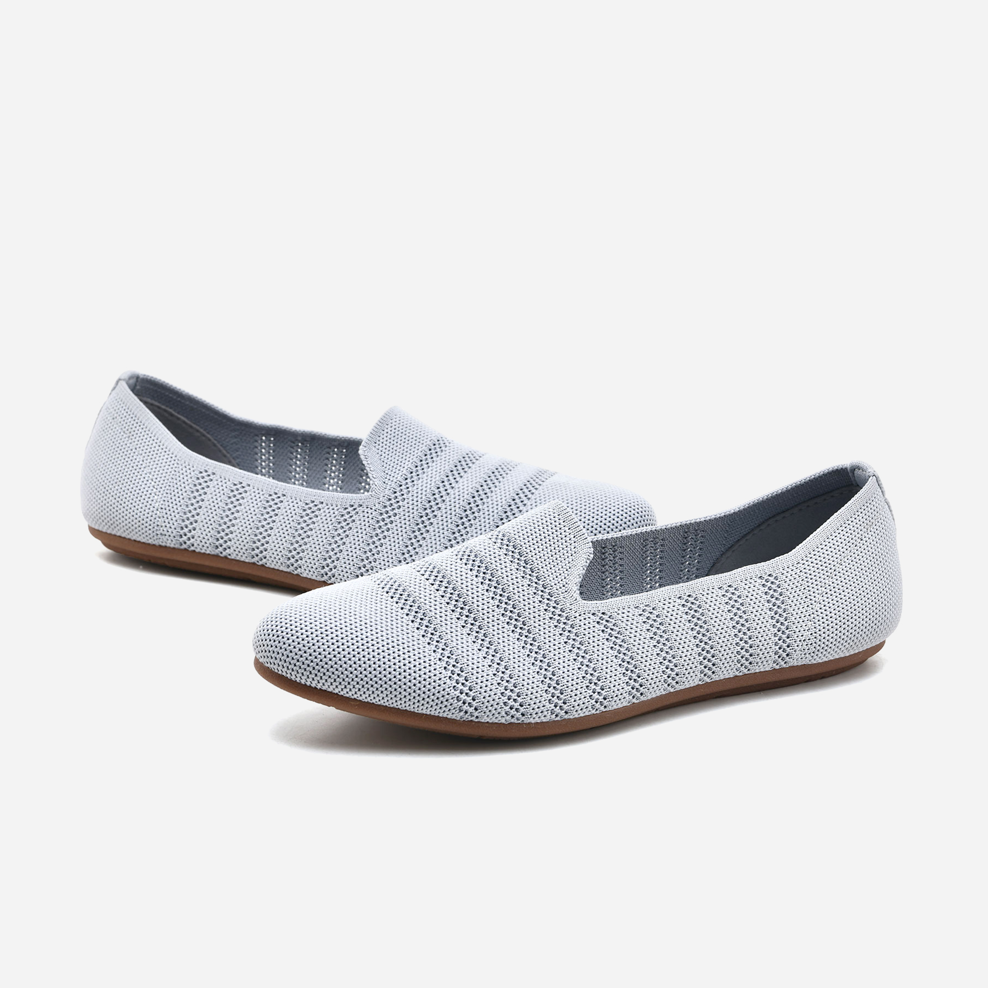 Breeze Almond Loafers (Primrose) | Mist Blue