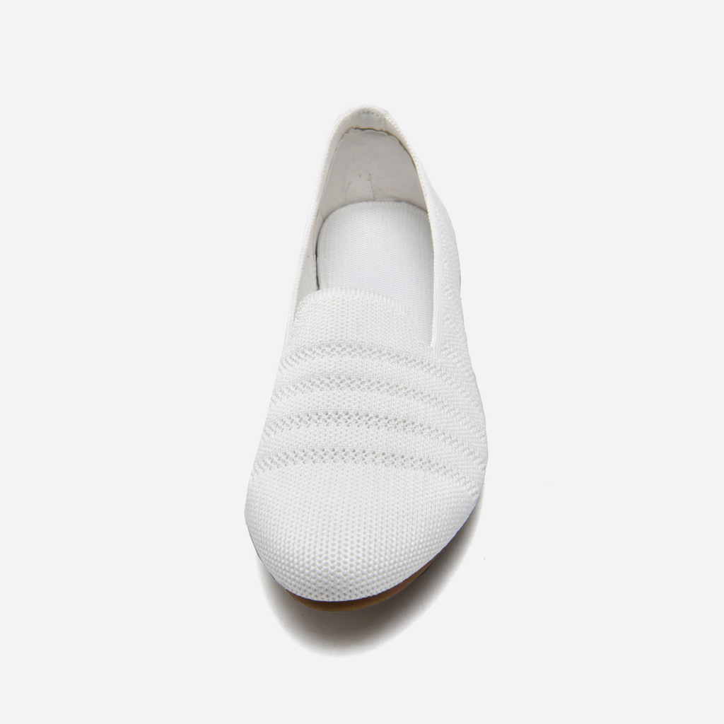 Breeze Almond Loafers (Primrose) | White