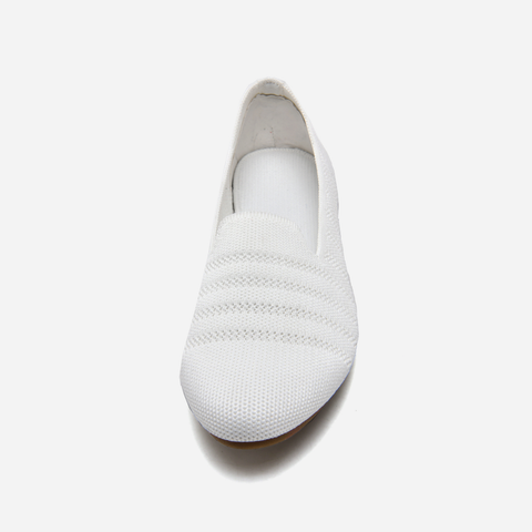 Breeze Almond Loafers (Primrose) | White