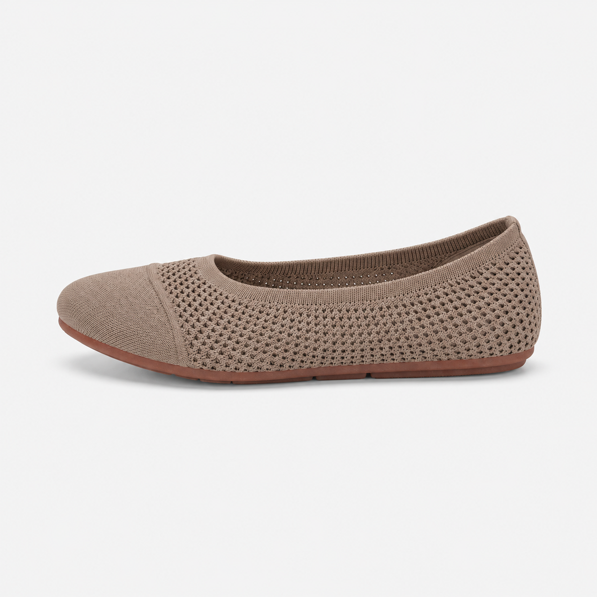Breeze Round Flats (Lotus) | Tan