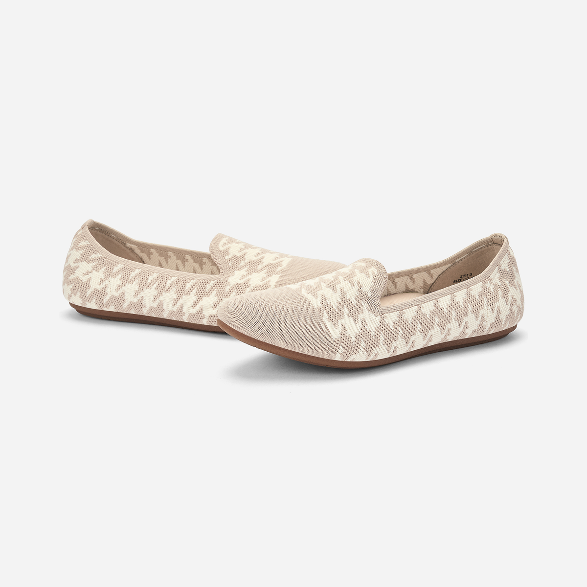 Meadow Round Loafers (Tulip) |  Beige/White