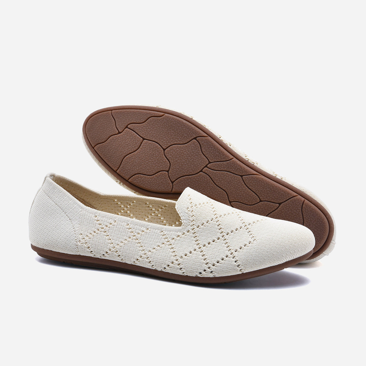 Breeze Almond Loafers （Daisy) | Beige
