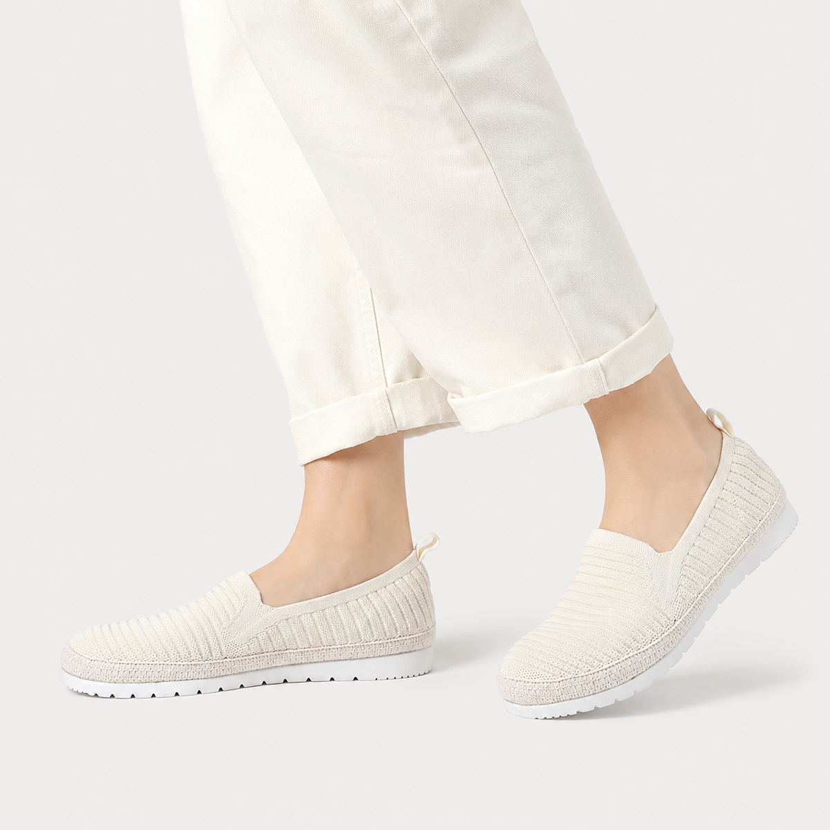 Ease step Loafers | Beige