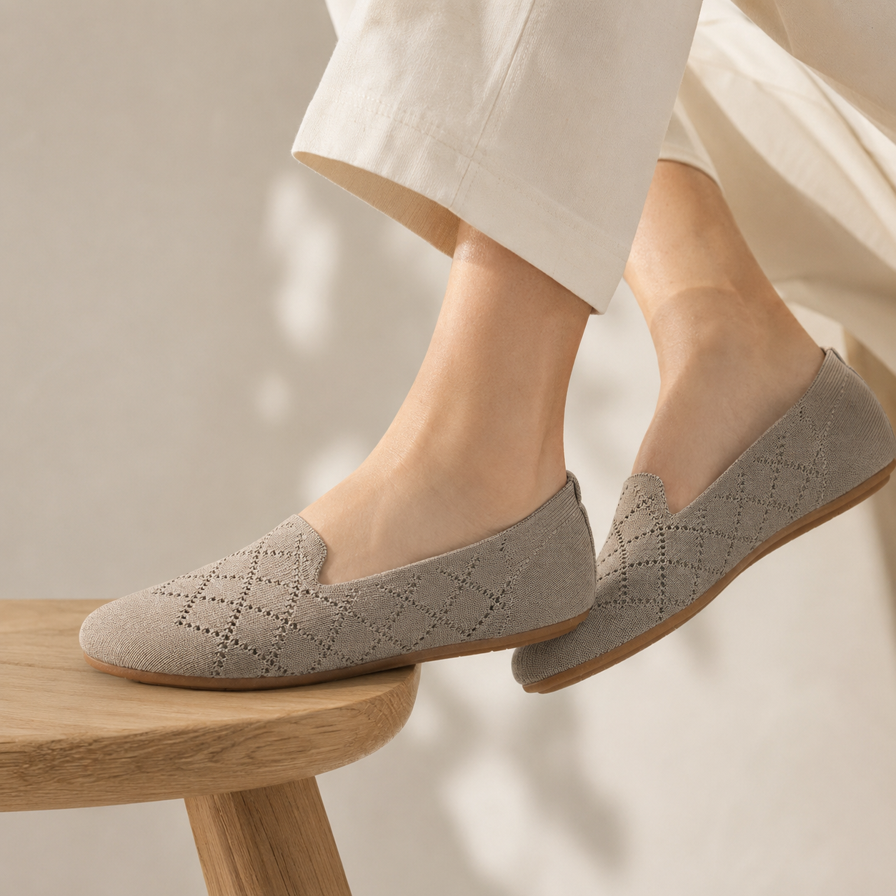 Breeze Almond Loafers （Daisy) | Tan