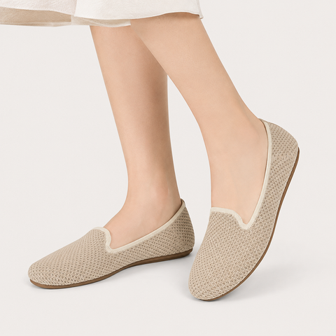 Meadow Almond Loafers (Jasmine）| Beige