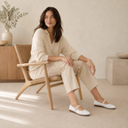 Breeze Square-toe Mary Janes (Alyssum) | White