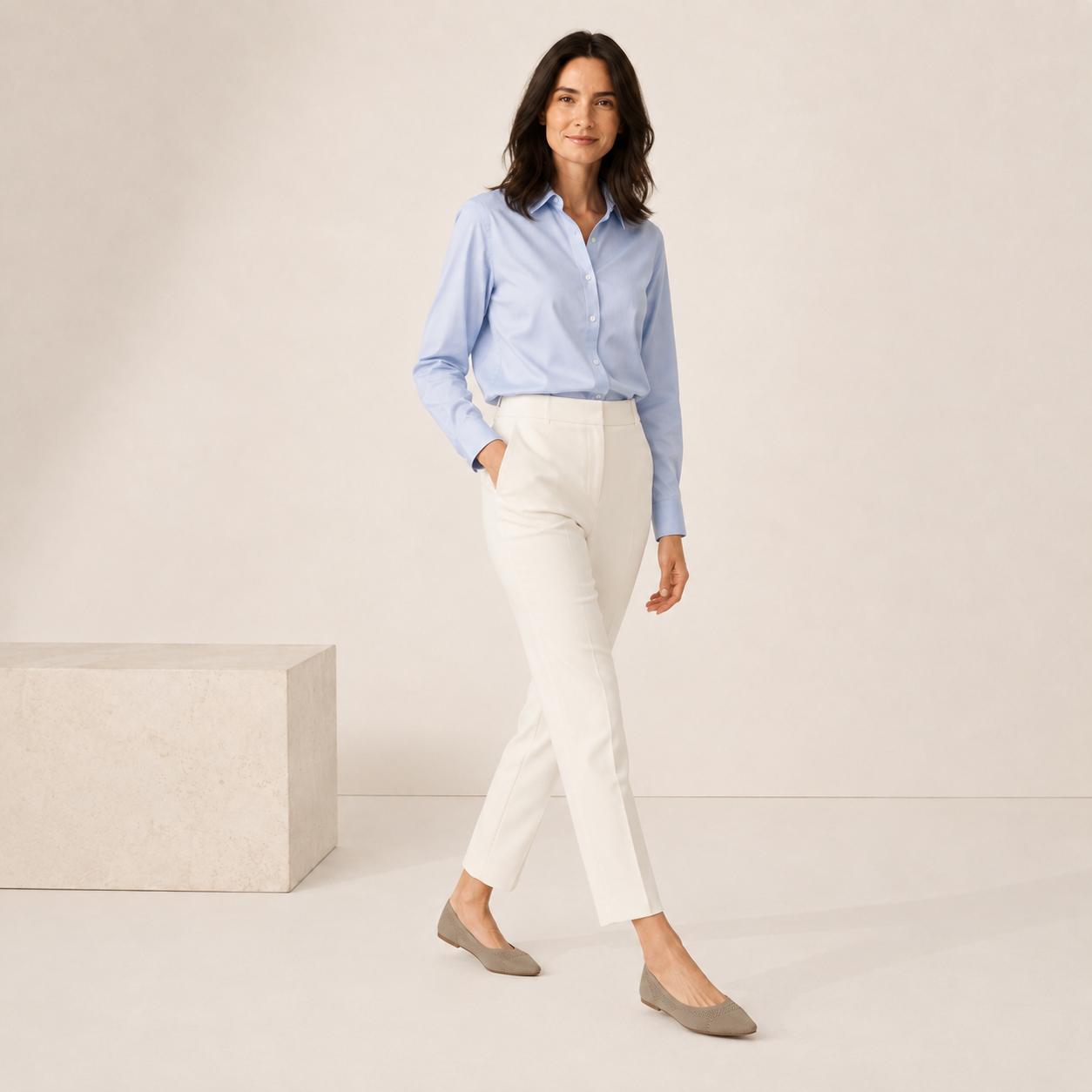 Breeze Point Flats (Calla）| Tan