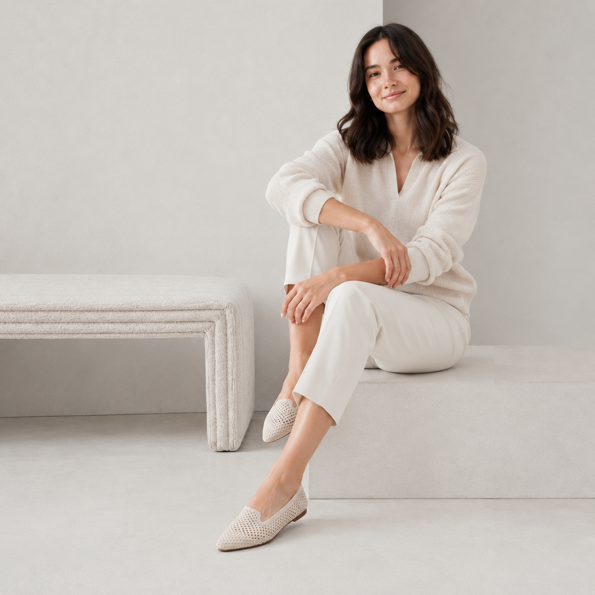 Breeze Point Loafers (Freesia) | Beige