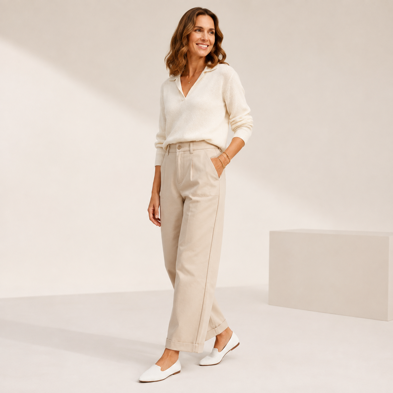 Meadow Point Loafers (Lobelia) | White