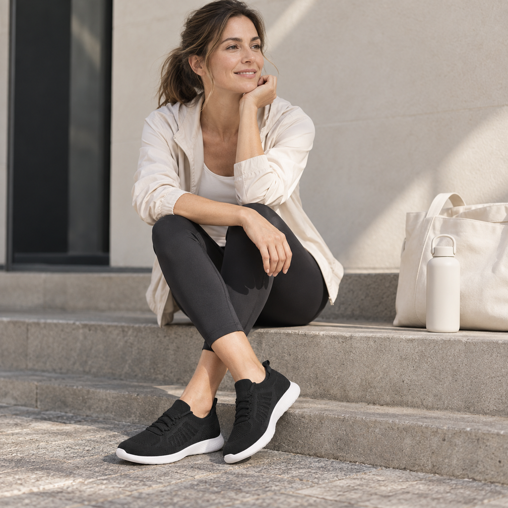 Tiosebon®  Sneaker | Black/White