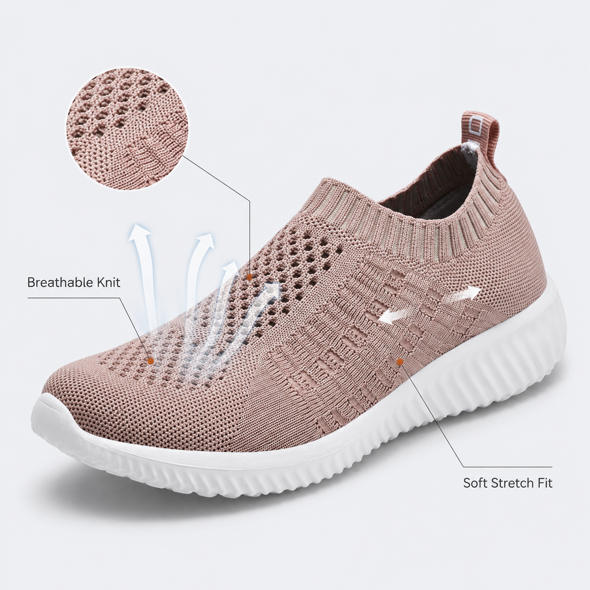 Stretch Knit Upper