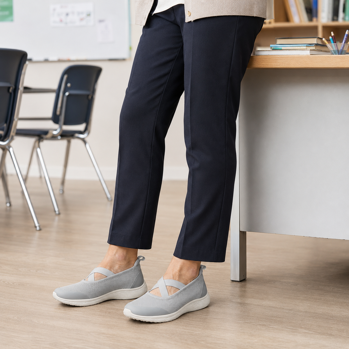 KONHILL comfortable walking shoes for teachers