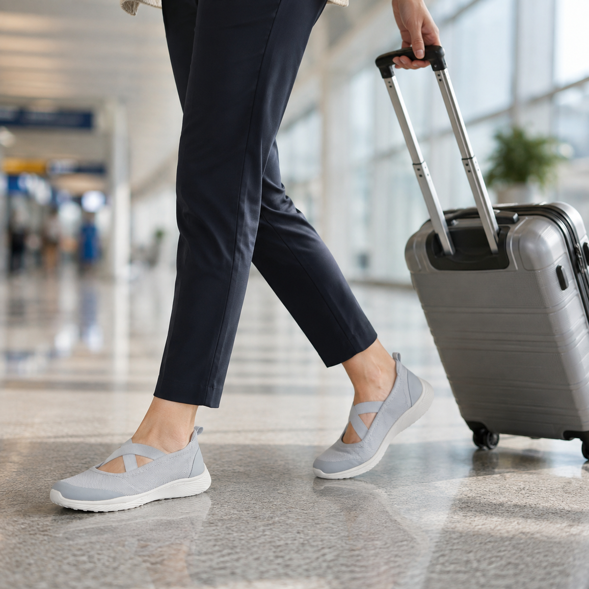 KONHILL comfortable walking shoes for travel