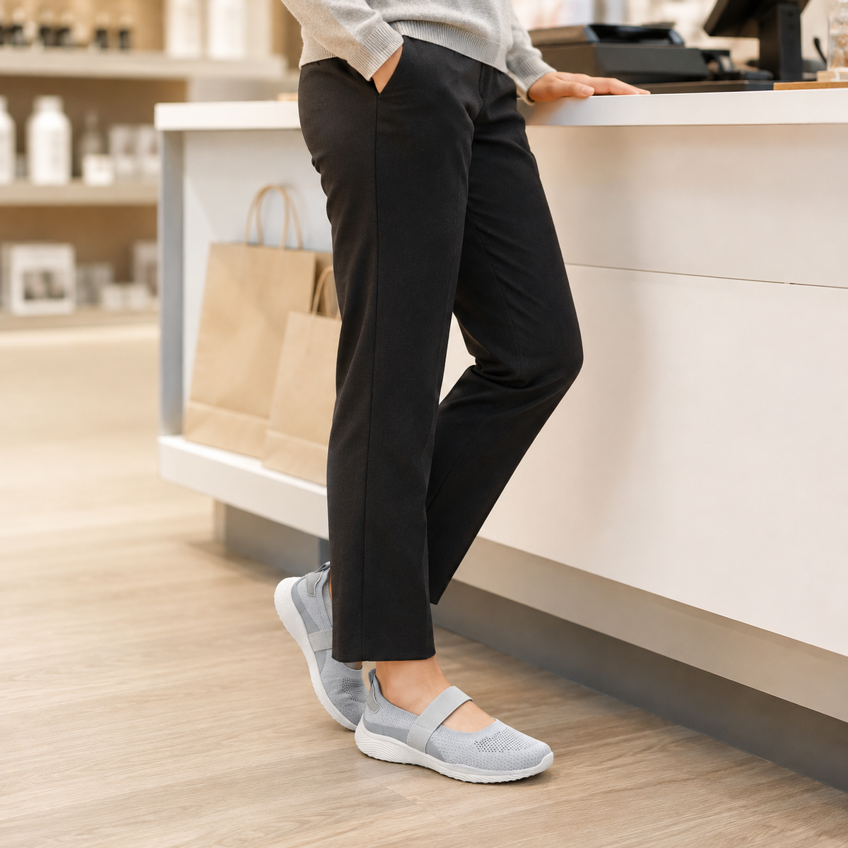 KONHILL comfortable shoes for work and long hours standing
