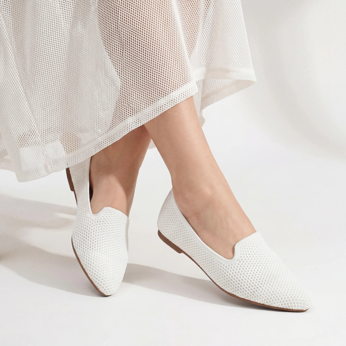 Meadow Point Loafers (Lobelia) | White