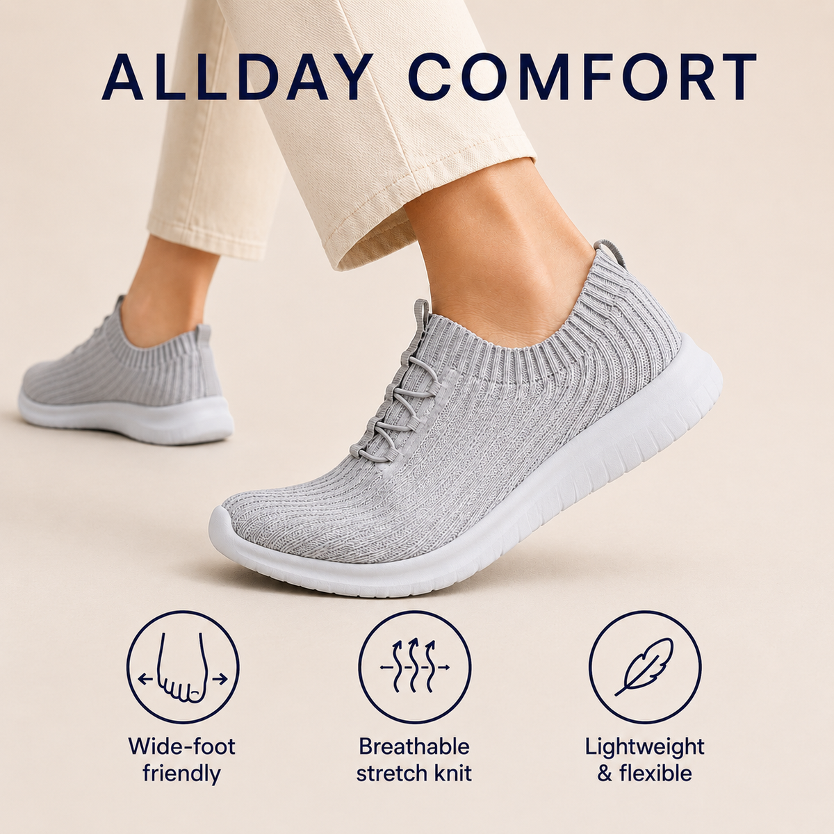 KONHILL all day comfort walking shoes